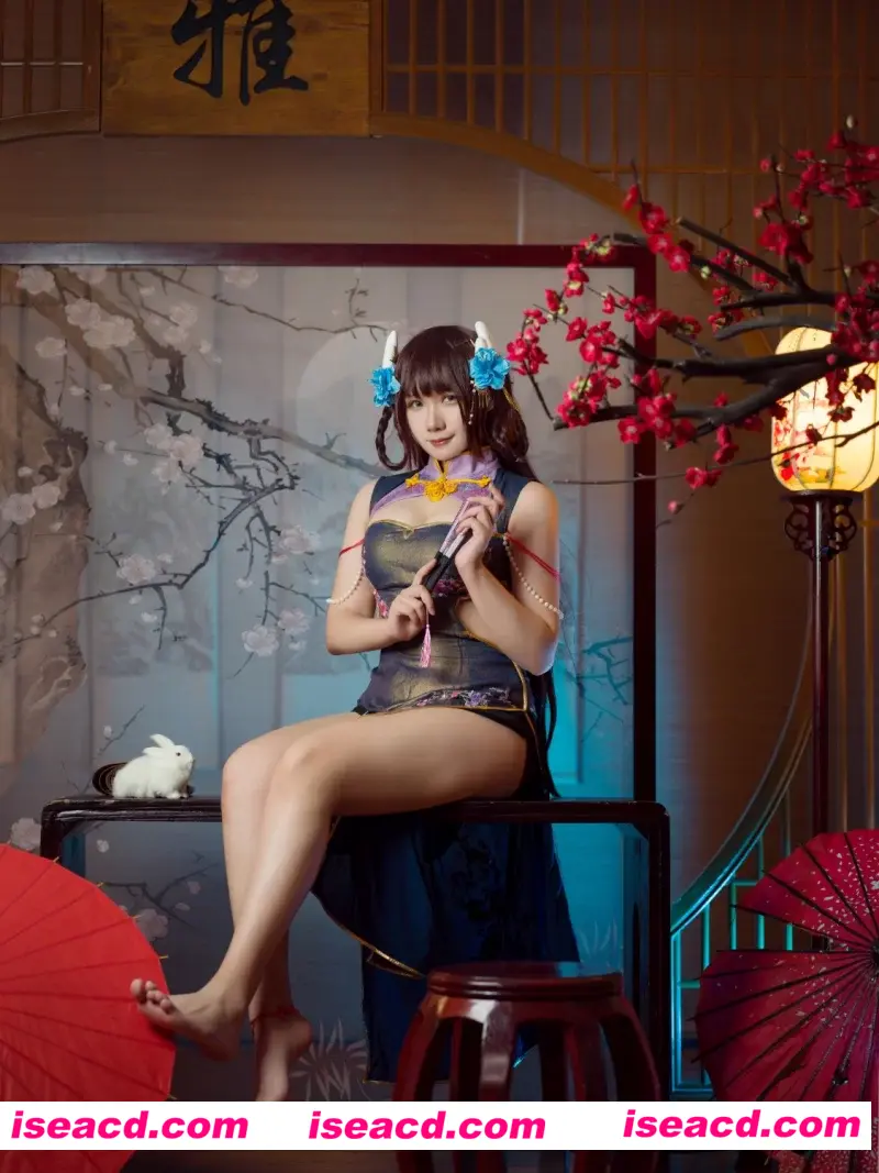 图片[1]-【COSPLAY】麻花酱 Vol.084 比睿旗袍+泳装 [61P]【700M】-嘤嘤怪之家