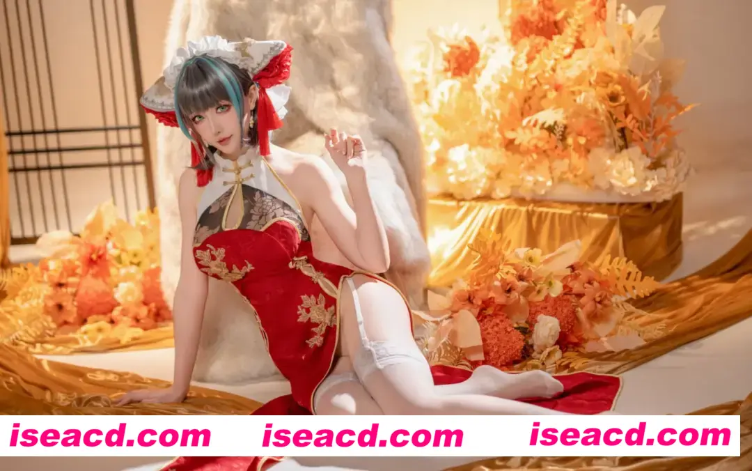 图片[1]-【COSPLAY/带视频】[星之迟迟] 碧蓝航线 2月计划 柴郡新年 [50P 1V]【980M】-嘤嘤怪之家