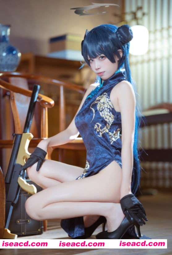 图片[3]-【cosplay】[ 三無人型 ] 碧蓝档案 妃咲旗袍[42P]【400M】-嘤嘤怪之家