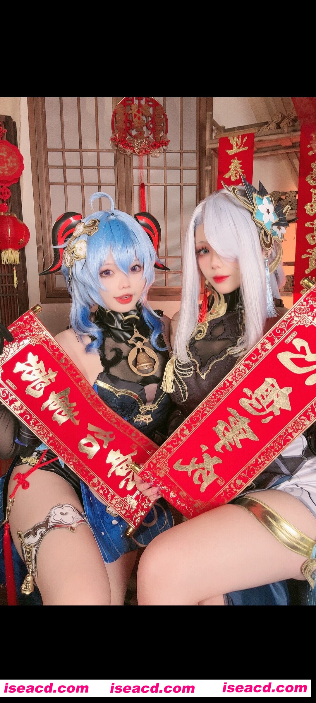 图片[2]-【cosplay/带视频】[小瑶幺幺X九言]原神新春—甘雨申鹤海灯节[34P 8V]【200M】-嘤嘤怪之家