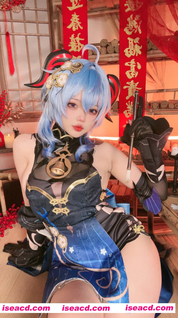 图片[1]-【cosplay/带视频】小瑶幺幺 – 原神海灯节礼服单人版 [40P13V]【200M】-嘤嘤怪之家