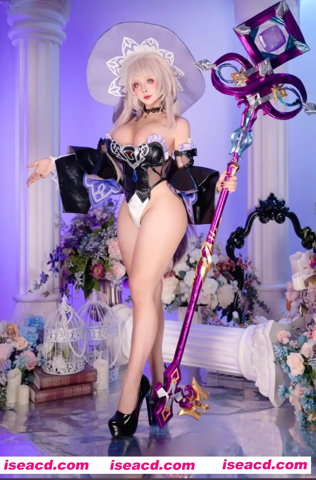 图片[1]-【COSPLAY/带视频】SayoMomo 3月作品：星穹铁道大黑塔 [74P 10V]【600M】-嘤嘤怪之家