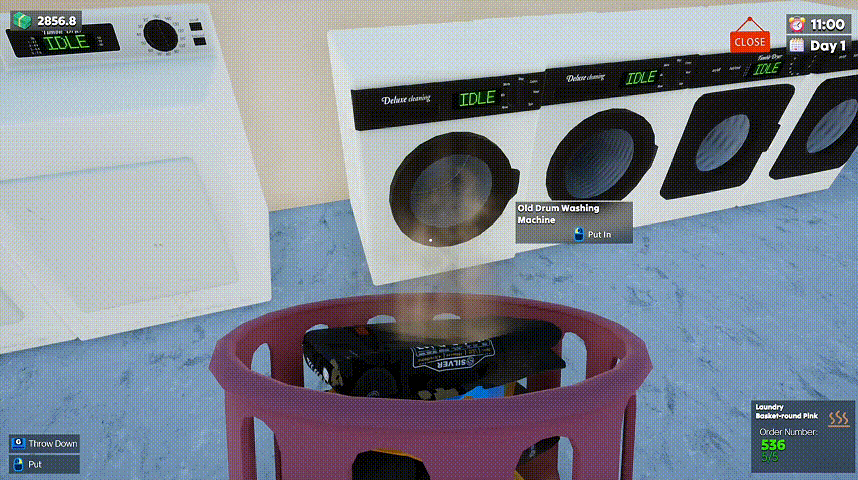 图片[1]-【模拟SLG/中文/3D】洗衣店模拟器：洗刷刷！/Laundry & Supermarket Simulator v1.0.5 官方中文版【3.2G/新作】-嘤嘤怪之家