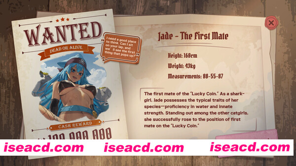 图片[6]-【弹幕ACT/中文/动态CG】Miss Neko: Pirates 官方中文步兵版 【1.2G/新作/全CV】-嘤嘤怪之家