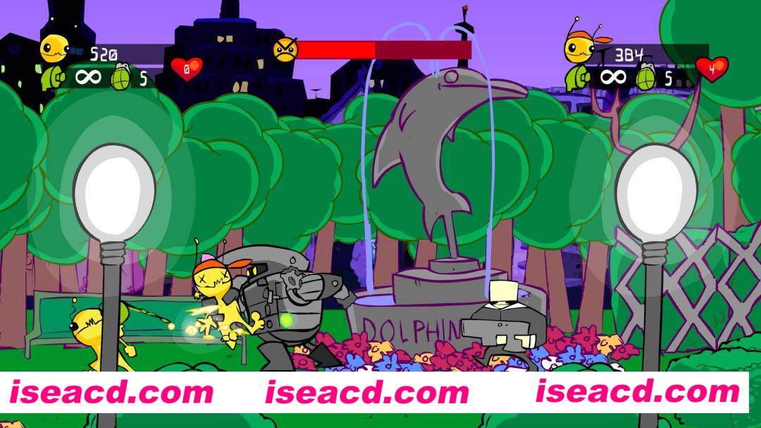 图片[6]-【横版ACT/中文/街机风格】外星原始人：高清版（Alien Hominid HD） V1.1 官方中文硬版【200M】-嘤嘤怪之家