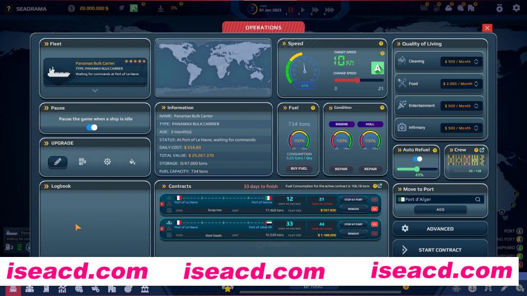 图片[2]-【模拟SLG/中文/3D】《纵横七海：船运世界（SeaOrama World of Shipping）》V2.1.7 官方中文版【4.7G/更新】-嘤嘤怪之家