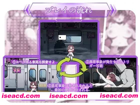 【SLG/中文/动态】末班车的牢笼：循环往复的快乐地狱【电脑/330M】