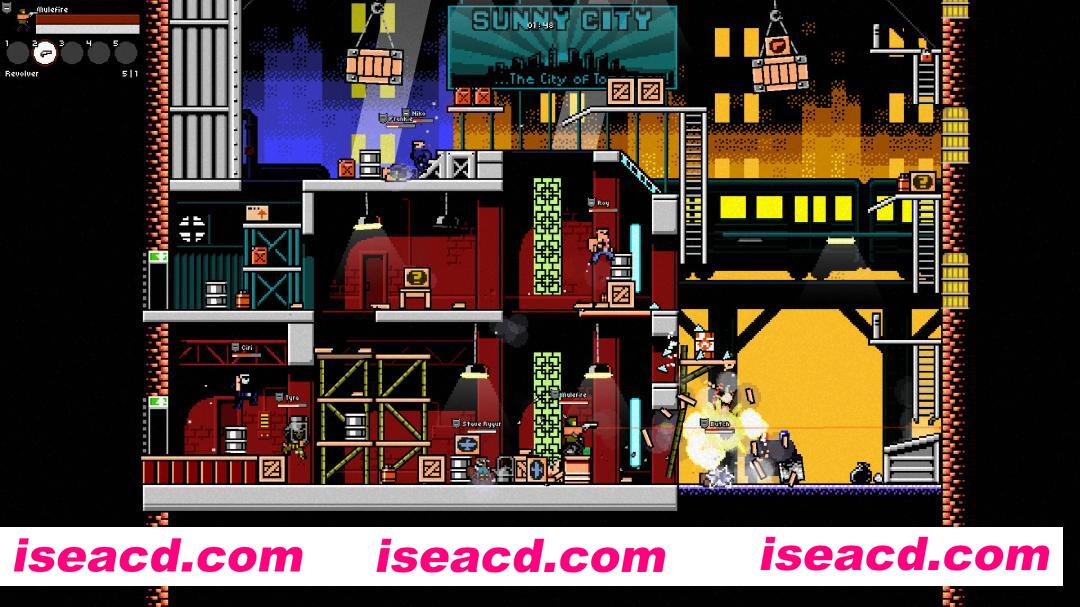 图片[1]-[横版ACT/中文/2D像素] 超级战士豪华版/Superfighters Deluxe Build.19263480 官方中文版 [500M/新作]-嘤嘤怪之家