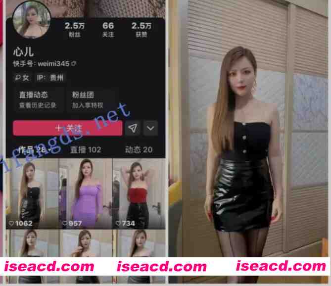 图片[1]-[视频/合集/步兵] 快手福利姬：心儿 金主定制白丝高跟诱惑系列合集 [9V] [1.8G]-嘤嘤怪之家