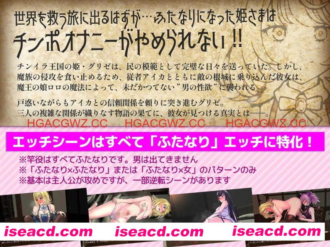 【RPG/AI汉化/MTool/CV】扶她公主格莉泽的肉棒自制记录【电脑/1.5G】