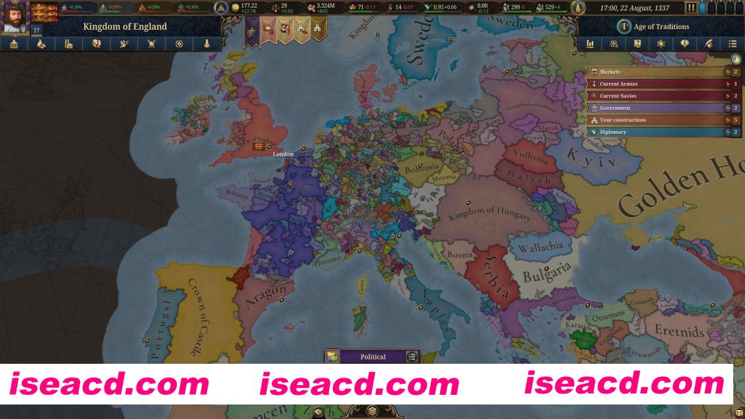 图片[2]-[大作SLG/中文] 欧陆风云5/Europa Universalis V v1.0.0 官方中文版 [17G/新作]-嘤嘤怪之家