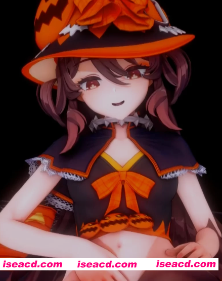 图片[1]-[MMD/步兵] dlaldn 10月31作品：原神 万圣节胡桃不给糖就捣蛋！ [1V] [200M/CV]-嘤嘤怪之家