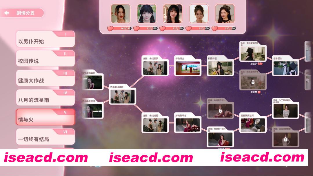 [互动SLG/中文/真人全动态] 女神的贴身男仆/Service of Five Graces Build.21828100 官方中文版 [39G/中文配音]