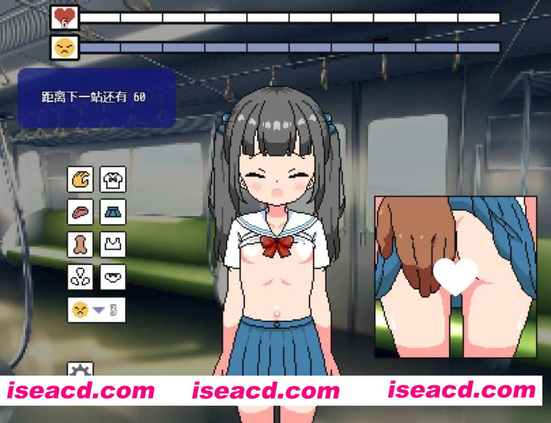 [SLG/像素动态/萝莉]触摸列车 おさわりJ◯トレイン Ver1.1 AI汉化 [PC+安卓]